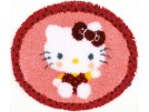 knüpfdecke hello kitty, in de bakkerij