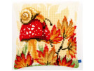 kreuzstichkissen herfstscene