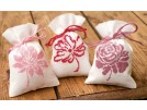 stickpackung kräutertütchen (3 st.) rose bloemen