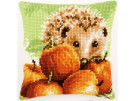 kreuzstichkissen egel met appels