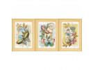 stickpackung decoratieve vlinders drieluik