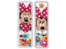 stickpackung lesezeichen (2 st.) mickey mouse, minnie dagdroomt