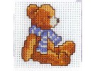 stickpackung teddybeer met sjaal