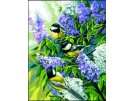 stramin koolmeesjes met bloemen-1