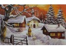 stramin winterlandschap