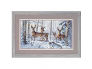 stickpackung herten in wintersfeer