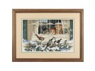 stickpackung drie poezen met vogels