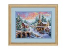 stickpackung dorp in kerst/wintersfeer