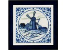 stickpackung delftsblauw, wandtegel molen