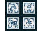 stickpackung delftsblauw, vierluik