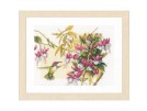 stickpackung marjolein bastin, kolibri met fuchsia's