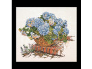 stickpackung hortensia blauw