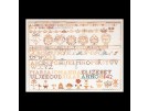 stickpackung sampler, anno 1842