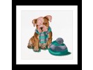 stickpackung boxer met sjaal en muts