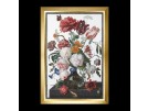 stickpackung jan davidsz, stilleben, bloemen in glazen vaas 