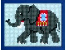 kreuzstichwandbehang olifant