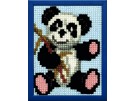 kreuzstichwandbehang panda