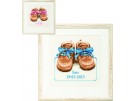 stickpackung geburt sem/laura (incl. blauw/rose garn)