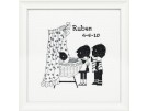 stickpackung jip en janneke, geburt ruben