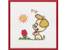 stickpackung woezel&pip, pip met bloem