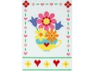 stickpackung bloemen in vaas