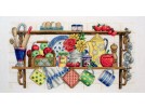 stickpackung fleurig gevuld keukenrek