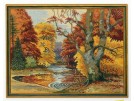 stickpackung boslandschap in herfstsfeer