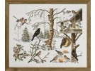 stickpackung vogelhuisje in wintersfeer