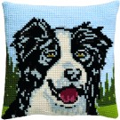 kreuzstichkissen border collie