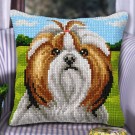 kreuzstichkissen shih tzu