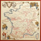 stickpackung wijnkaart van frankrijk