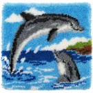 knüpfkissen dolfijnen