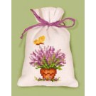 stickpackung kräutertütchen, lavendel met vlinder