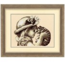 stickpackung meisje met poes