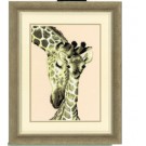 stickpackung giraffe met jong