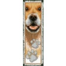 stickpackung lesezeichen, hond/pootafdruk