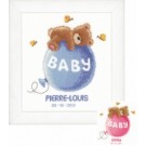stickpackung geburt p-l/emma (incl. blauw/rose garn)