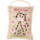 stickpackung kissen poes "welcome"