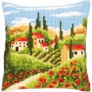 kreuzstichkissen toscane