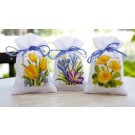 stickpackung kräutertütchen (3 st.) lentebloemen