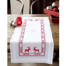 kreuzstichläufer rendieren, wit