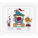 stickpackung circus, geburt jules