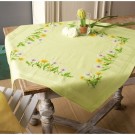 kreuzstichdecke paardenbloemen, groen