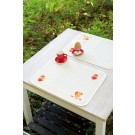platzdeckchen (2 st.) "vrolijk pasen", wit auf aida