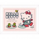 stickpackung hello kitty, door de plassen...