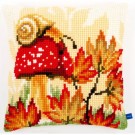 kreuzstichkissen herfstscene