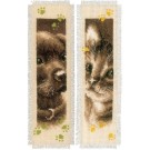 stickpackung lesezeichen (2 st.) puppy en kitten