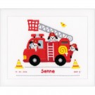 stickpackung feuerwehr, geburt senne