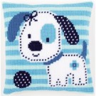 kreuzstichkissen stippelhondje