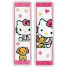 stickpackung lesezeichen (2 st.), hello kitty, met puppy